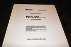 Pcs-300 325 Instructor Series Operator 335 Pentax 315 Manual