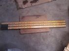 6526 Dietzgen Vintage Wood Brass