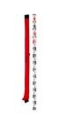 710-31 Adirpro Meter Aluminum Grade Rod Metric Section Telescopic With Carryi