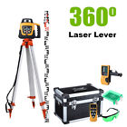 5mstaff 723044260734 Ridgeyard Green Rotary Rotating Laser Level Tripod Set