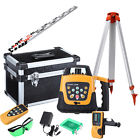 765629235263 Ridgeyard Green Beam Horizontal Vertical Laser Level Tripod