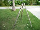 Antique Wood Surveyors Stiff Leg Transit Or Level Tripod