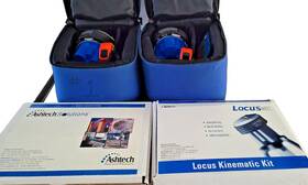 80037201d Ashtech Two Locus Survey Receivers With Carrying Cases And Kinematic Kit
