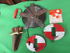 X200 Bob Steel Targets Gammon 4 Tape 1 "x200 Plumb Lot- Lufkin 2