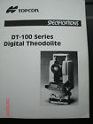 Dt-100 Series Topcon Digital Theodolite