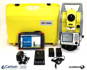 2831437 Geomax Zoom 40 N5 Refectorless Total Station /windows Tablet Running Survpc
