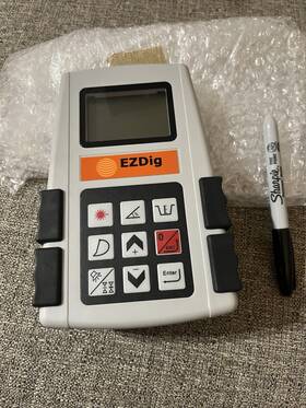 834409 Geomax Ezdig Inch S Standard Display Control Panel Part #834409 - Untested