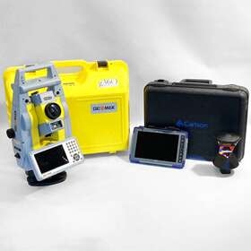 Zoom95 Geomax 918655 A5 2 Inch Robotic Total Station Data Collector Survey Package 0001