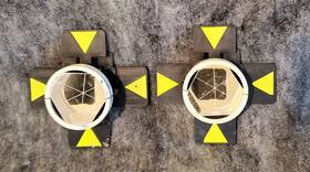571125006 Geotronics Trimble / Seco Sliding Prism With Tilting Reflector P/n