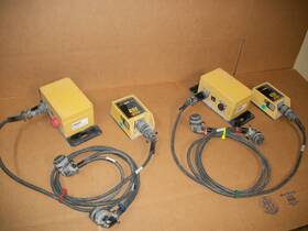 500-51h35 Gomaco Gsi Lot Of Moba Smoothness Indicators With Tracker Cables Paving Asphalt
