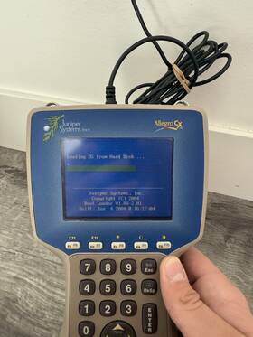 36763 Juniper Systems Allegro Cx Handheld Data Collector With Color Screen