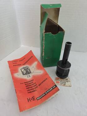 0248 K&e Vintage Keuffel And Esser Co. Double Right Angle Prism No. 80 Original
