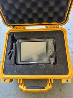 7835-70-8074 Komatsu Topcon Monitor In Protective Case