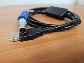Gev218 Leica 758468 Usb Data Cable To 8 Pin For Total Station Ts30 Tm30 Gs15 Cs10 Pc