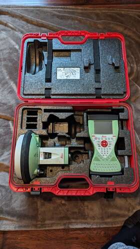 Gs15-cs15 Leica Gs15 Gps Gnss Rtk Vrs Rover Kit With Cs15 Data Collector
