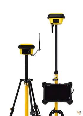 Icg160 Leica Icon And Icg70 900 Mhz Base/rover Smart Antenna Gps With Cc200 Tablet