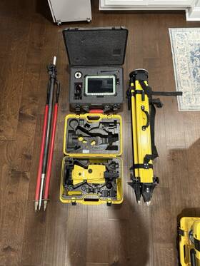 Leica Icon 0005554567645 52 Robotic Total Station For Construction Layout With Accessories
