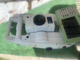 Ts16p Leica Rh18 1 R500 Bluetooth Total Station Comes With Tri Pod Stand. Used