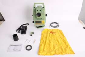 Tcra1101plus Leica Tcra 1101 Plus Surveying Total Station 723326 With Quick Start And Accessories