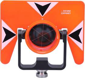 Mountlaser 692757414805 Adirpro Metal Single Wide Tilting Prism For Surveying Total Station With Case
