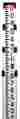Nar14 Northwest 14 Aluminum Survey Level Rod Stick Inches