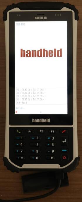1704710334 Nautiz Nx8-nw-m X8 Handheld Rugged Pda P/n S/n Bad Battery For Parts