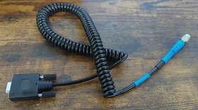 20054b Nikon High Quality Coiled Cable 9pin 6pin Hirose