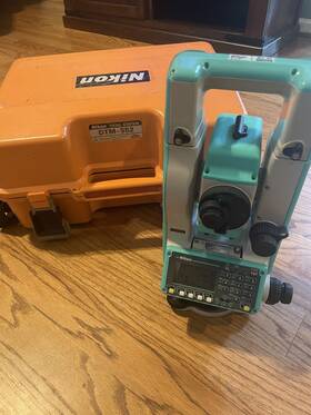 Dtm-552 Nikon Total Station