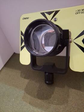 9300-0 Omni Prism Advanced Series Single Tilting With Target And Case. 30mm Offset