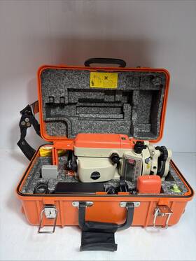 Pcs-225 Pentax Total Station Surveying Equipment In Carry Case