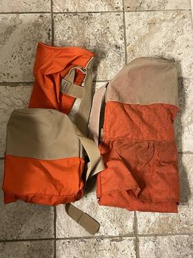 8101-20-org-l Seco 2x Used Lath Bag 48 Inch With Pockets Heavy Duty Survey 8101-20-org Worn