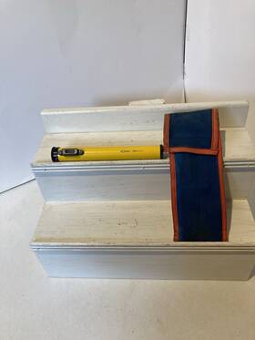 8040-20 Sokkia Vintage Hand Level Surveying Scope And Case Usa Made