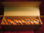 Striped 12 Rolls Tape Flagging Orange " Black Glo 1-1 2