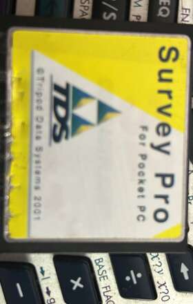 Tds-pkt032rob Tds Survey Pro Card For Pocket Pc