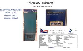 16090087 Tecnal Climate Chamber