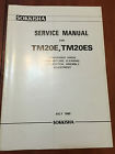 Tm20es Service Theodolite Tm20e Manual Sokkisha Surveyor