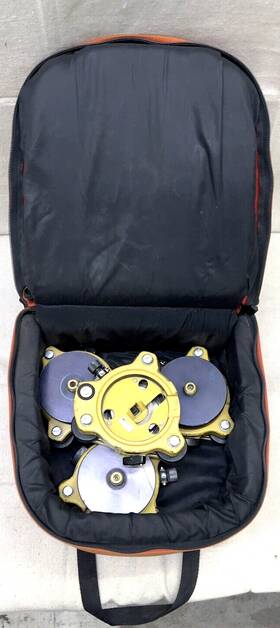 Topcon 431252481439 Seco 2070-00 4 Rotating Tribrach Adapter For Hiper Gps Positioning System