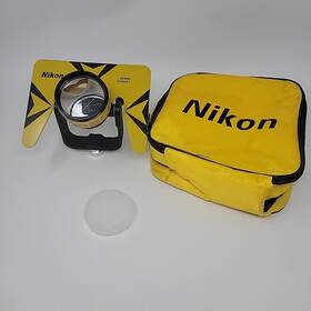 Topcon 768494876326 Yellow Single Prism With Bag For Nikon Total Station Surveying -30mm Offset