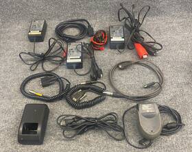Psa31u-120 Topcon Bc-29 Charger Plug And Various Cables Lot Tr-30r