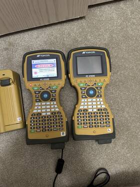 Fc-2500s Topcon Lot Of 2 With Chargers And Software