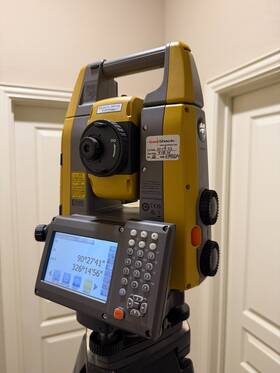 Topcon Gt-1201 Gt-1201/psbw With Rc Mf Us 1 Inch Robotic Total Station Fc-6000 Prism And Poles