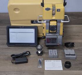 Gtl-1203 Topcon Robotic Scanning Survey Total Station Scanner With Tablet Magnet