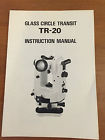 Tr-20 Leica Sokkisha Transit Instruction Manual Surveyor