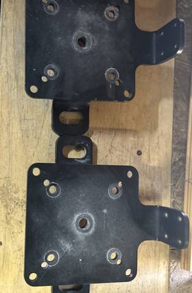 115951-10 Trimble Pair Cat Ms975 Ms976 Mount Dozer Machine Control Heavy Base Bracket