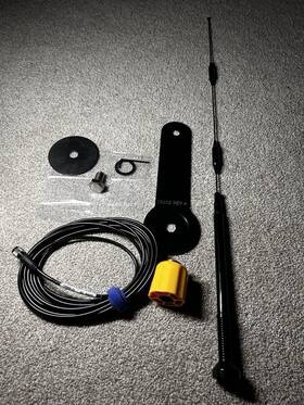 24253-92 Trimble 900mhz Radio Antenna 5 Db Whip And Cable Kit Plates P/n &129808