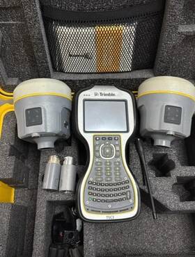 Trimble 54124593 R10 Gnss Rtk Base And Rover Kit Tsc3 Galileo/beidou/l5 Us Stock