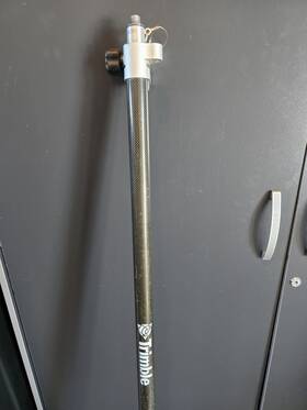 5129-002 Trimble Seco 2.6m Telescopic Carbon Fiber Gps Rtk Pole For Topcon Surveying