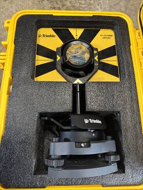 Slsu-s2020a Trimble Single Prism Set For Total Station Prism/tribrach Adapter Traverse Kit