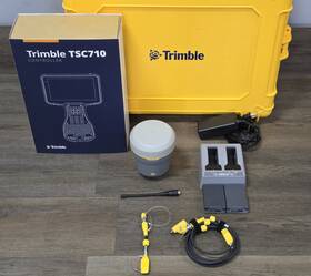 Tsc710 Trimble R12 Gps Gnss Beidou Galileo Uhf Rtk Rover Kit With Collector Access