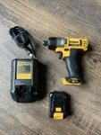 Nice Dewalt DCF610 12V Led Quick Release Screwdriver W/ Battery & Charger. Fixed Price $74.00.